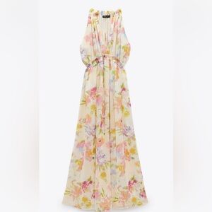 Zara floral Bridal Dress